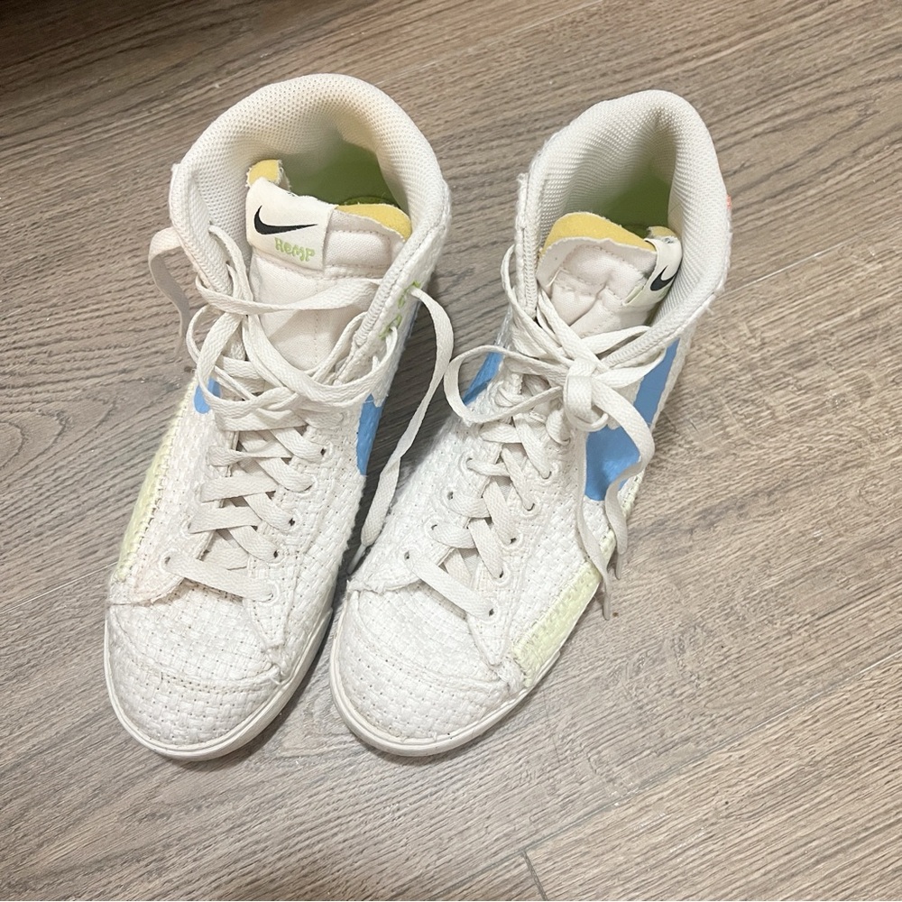 NIKE Blazer Mid '77 Next Nature Sneakers Hemp Womens 10 - Picture 8 of 9